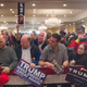 Supporters of Republican presidential candidate Donald Trump wait for him to sign items after a town hall Jan. 29, 2016, in Nashua, N.H.
Scott Eisen/Getty Images